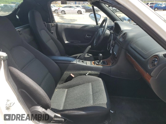 2000 Mazda MX-5 Miata with VIN JM1NB3531Y0152594, listed as a Copart auction lot 57460195 with 78,139 mi miles and Salvage title. Bid and sale history available at DreamBid. Image 10.
