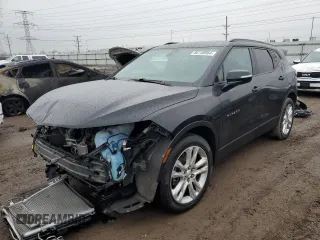 2020 Chevrolet Blazer LT with VIN 3GNKBJRS3LS587053, listed as a Copart auction lot 86148964 with 96,779 mi miles and Salvage title. Bid and sale history available at DreamBid. Image 1.