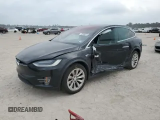 2016 Tesla Model X 70D with VIN 5YJXCBE28GF028278, listed as a Copart auction lot 49200675 with 62,917 mi miles and Salvage Title. Bid and sale history available at carsss.com. Image 1.