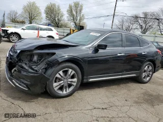 2013 Honda Crosstour EX-L with VIN 5J6TF2H51DL004676, listed as a Copart auction lot 51875405 with 154,756 mi miles and Salvage Title. Bid and sale history available at carsss.com. Image 1.