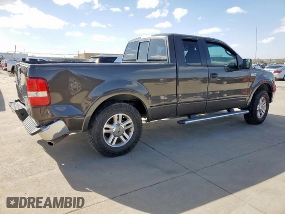 2005 Ford F-150 XLT with VIN 1FTPX12575NB60735, listed as a Copart auction lot 49598075 with 153,360 mi miles and Salvage title. Bid and sale history available at DreamBid. Image 3.