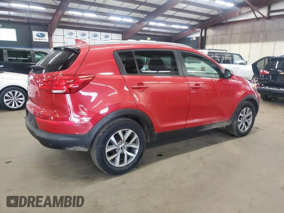 2015 Kia Sportage LX z VIN KNDPB3AC5F7743921, wystawiony jako Copart lot #57793315 z przebiegiem 97 948 mil mil oraz Czysty tytuł • Clean title. Historia ofert i sprzedaży dostępna na DreamBid. Obrazek 3.