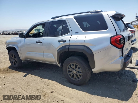 2025 Toyota 4Runner SR5 с VIN JTEVA5BR0S5006815, выставлен на аукционе Copart как лот 60238845 с пробегом 4 551 миль миль и Списание • Salvage title. История ставок и продаж доступна на DreamBid. Изображение 2.