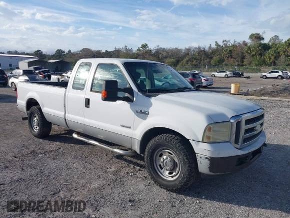 2005 Ford F-250 XL with VIN 1FTSX20P55EB64948, listed as a IAAI auction lot 41579748 with 349,258 mi miles and . Bid and sale history available at DreamBid. Image 1.