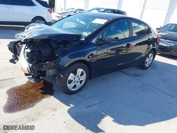 2016 Kia Forte LX with VIN KNAFK4A62G5466215, listed as a IAAI auction lot 41698637 with 116,544 mi miles. Bid and sale history available at carsss.com. Image 17.