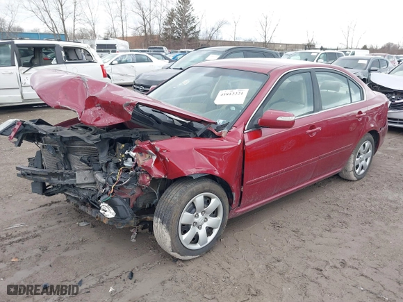 2009 Kia Optima LX with VIN KNAGE228295292892, listed as a IAAI auction lot 41812221 with 179,276 mi miles. Bid and sale history available at carsss.com. Image 18.