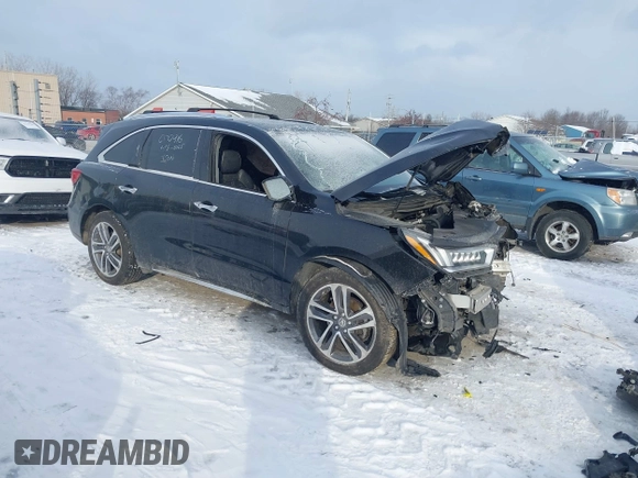2018 Acura MDX Advance with VIN 5J8YD4H85JL029021, listed as a IAAI auction lot 41376977 with Not Provided miles and . Bid and sale history available at carsss.com. Image 1.