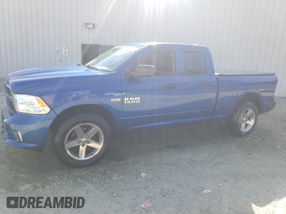 2017 Ram 1500 Express with VIN 1C6RR7FT4HS636032, listed as a Copart auction lot 78514034 with 122,678 mi miles and Salvage Title. Bid and sale history available at carsss.com. Image 1.