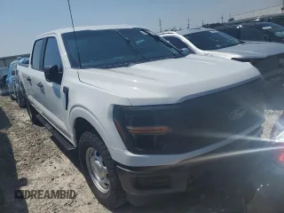2024 Ford F-150 XL с VIN 1FTFW1L89RKD13209, выставлен на аукционе Copart как лот 56639525 с пробегом 34 277 миль миль и Списание • Salvage title. История ставок и продаж доступна на DreamBid. Изображение 4.