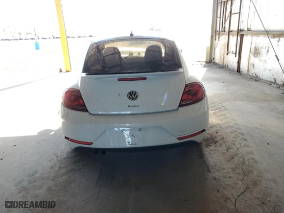2018 Volkswagen Beetle S with VIN 3VWFD7AT7JM709908, listed as a Copart auction lot 71683934 with 0 mi miles and Salvage Title. Bid and sale history available at carsss.com. Image 6.