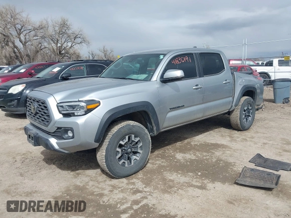 2023 Toyota Tacoma 4WD SR with VIN 3TMCZ5AN0PM609672, listed as a IAAI auction lot 41830191 with 24,244 mi miles. Bid and sale history available at carsss.com. Image 17.