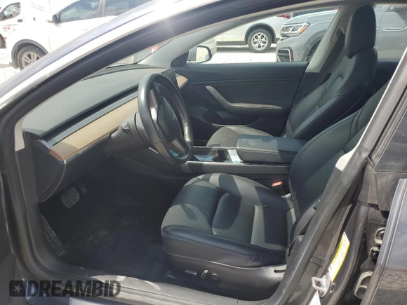 2018 Tesla Model 3 Long Range Battery with VIN 5YJ3E1EA6JF047204, listed as a Copart auction lot 54876935 with 62,735 mi miles and Salvage Title. Bid and sale history available at DreamBid. Image 7.