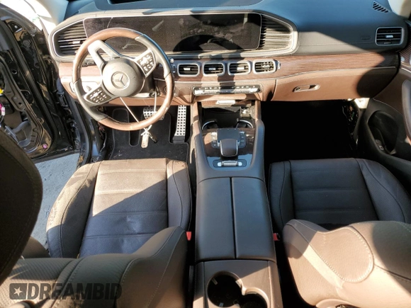 2022 Mercedes-Benz GLS 450 with VIN 4JGFF5KE2NA638388, listed as a Copart auction lot 48832604 with 34,299 mi miles and Salvage Title. Bid and sale history available at DreamBid. Image 8.