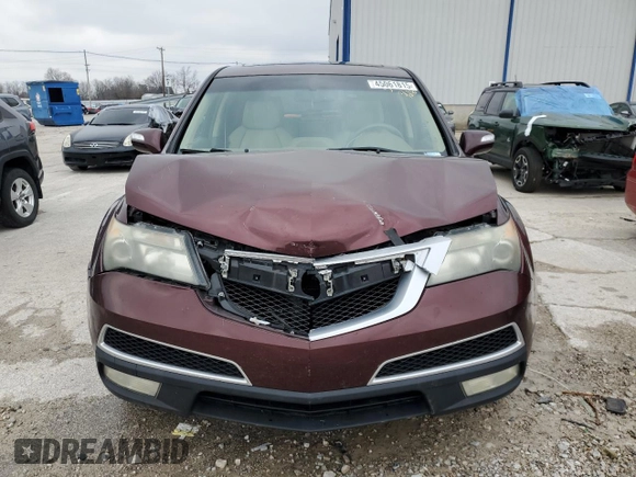 2013 Acura MDX Tech Pkg with VIN 2HNYD2H36DH505103, listed as a Copart auction lot 45061815 with 180,584 mi miles and Non Repairable. Bid and sale history available at carsss.com. Image 5.