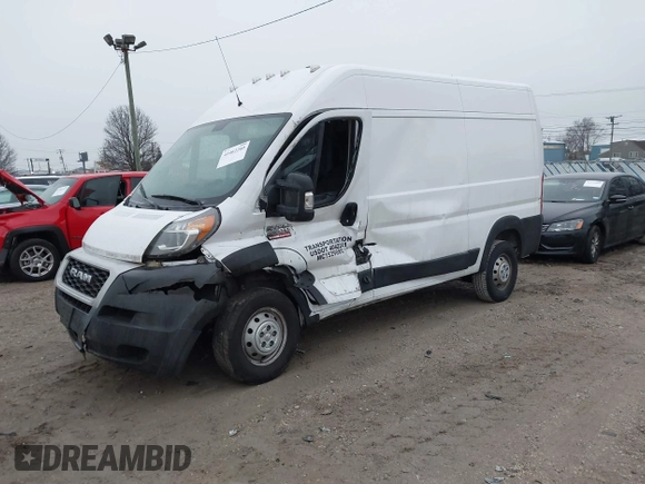 2019 Ram ProMaster Cargo with VIN 3C6TRVCG1KE526566, listed as a IAAI auction lot 41462260 with 192,275 mi miles and . Bid and sale history available at DreamBid. Image 19.