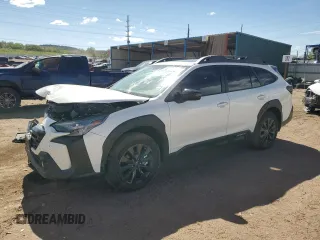 2025 Subaru Outback Onyx XT с VIN 4S4BTGLD8S3160826, выставлен на аукционе Copart как лот 57293335 с пробегом 6 033 миль миль и Списание • Salvage title. История ставок и продаж доступна на DreamBid. Изображение 1.