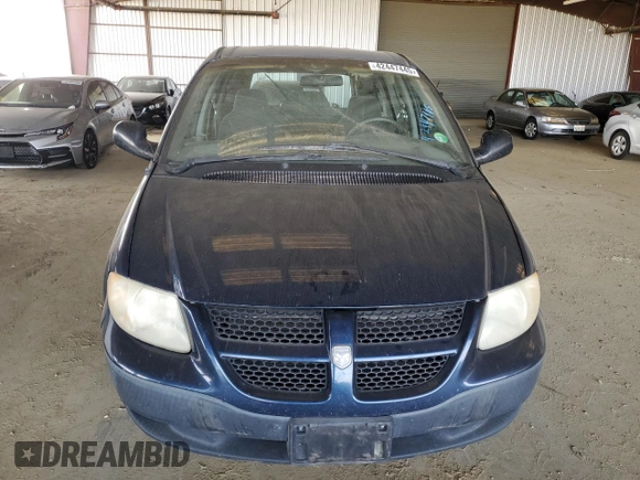 2001 Dodge Caravan SE with VIN 1B4GP25B61B257831, listed as a Copart auction lot 42447445 with 158,578 mi miles and Clean Title. Bid and sale history available at DreamBid. Image 5.