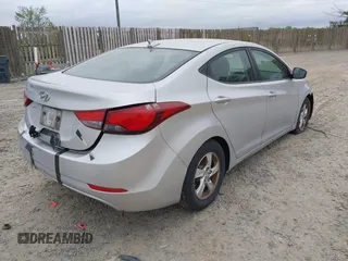 2015 Hyundai Elantra SE z VIN 5NPDH4AE2FH651542, wystawiony jako IAAI lot #42085090 z przebiegiem 168 210 mil mil oraz . Historia ofert i sprzedaży dostępna na DreamBid. Obrazek 4.