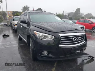 2014 Infiniti QX60 z VIN 5N1AL0MN6EC516754, wystawiony jako IAAI lot #41562905 z przebiegiem 160 928 mil mil oraz . Historia ofert i sprzedaży dostępna na DreamBid. Obrazek 1.