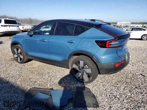 2022 Volvo C40 Ultimate с VIN YV4ED3GB8N2004020, выставлен на аукционе Copart как лот 87205904 с пробегом 45 082 миль миль и Списание • Salvage title. История ставок и продаж доступна на DreamBid. Изображение 2.