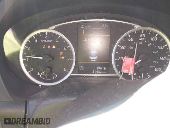 2019 Nissan Sentra SR with VIN 3N1AB7AP0KY319137, listed as a IAAI auction lot 41515087 with 84,652 mi miles. Bid and sale history available at carsss.com. Image 7.