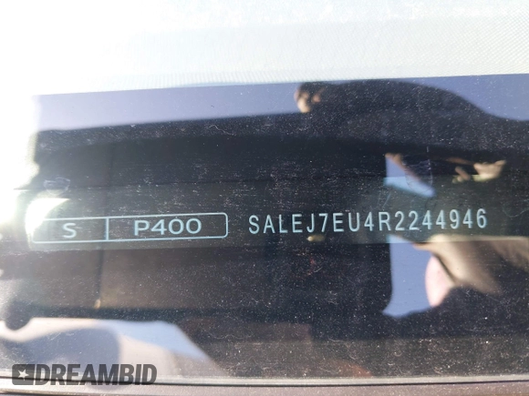 2024 Land Rover Defender S z VIN SALEJ7EU4R2244946, wystawiony jako IAAI lot #42096740 z przebiegiem 17 906 mil mil oraz . Historia ofert i sprzedaży dostępna na DreamBid. Obrazek 17.