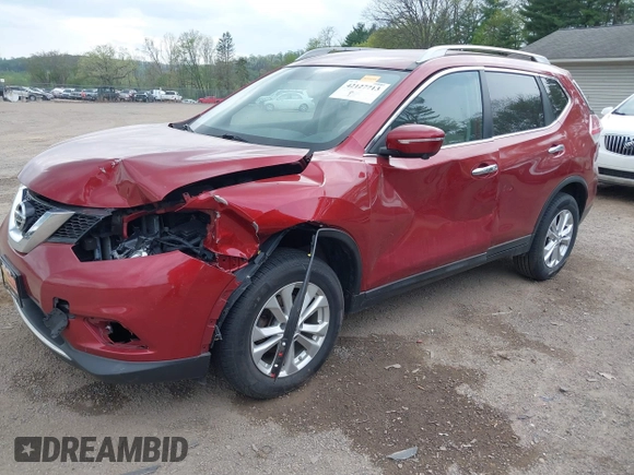 2015 Nissan Rogue SL with VIN 5N1AT2MV0FC822619, listed as a IAAI auction lot 42127713 with 138,825 mi miles and . Bid and sale history available at carsss.com. Image 18.