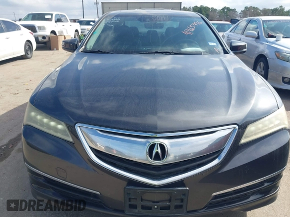 2015 Acura TLX V6 Tech with VIN 19UUB3F54FA000636, listed as a IAAI auction lot 41465496 with 139,263 mi miles. Bid and sale history available at carsss.com. Image 12.