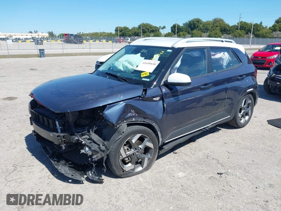 2023 Hyundai Venue SEL with VIN KMHRC8A34PU232220, listed as a IAAI auction lot 41699038 with 40,759 mi miles and . Bid and sale history available at carsss.com. Image 2.