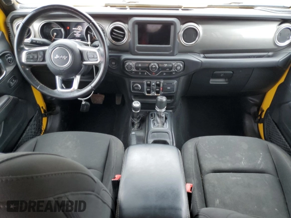 2019 Jeep Wrangler Unlimited Sahara with VIN 1C4HJXEN2KW523906, listed as a Copart auction lot 50950035 with 98,013 mi miles and Salvage Title. Bid and sale history available at carsss.com. Image 8.