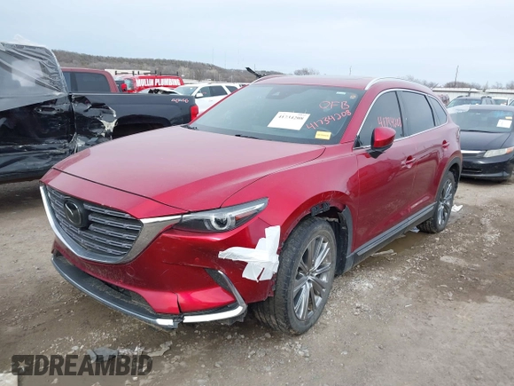 2021 Mazda CX-9 Signature with VIN JM3TCBEY0M0502938, listed as a IAAI auction lot 41734208 with 59,375 mi miles and . Bid and sale history available at carsss.com. Image 18.