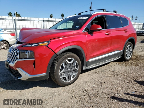 2023 Hyundai Santa Fe Hybrid Limited with VIN 5NMS5DA10PH012443, listed as a Copart auction lot 76471194 with 7,240 mi miles and Salvage Title. Bid and sale history available at carsss.com. Image 1.
