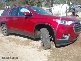 2020 Chevrolet Traverse LT Leather with VIN 1GNERHKW1LJ299970, listed as a IAAI auction lot 41807639 with 54,874 mi miles. Bid and sale history available at carsss.com. Image 1.
