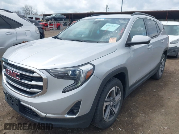 2020 GMC Terrain SLT with VIN 3GKALVEV5LL268423, listed as a IAAI auction lot 42077892 with 104,735 mi miles and . Bid and sale history available at DreamBid. Image 17.