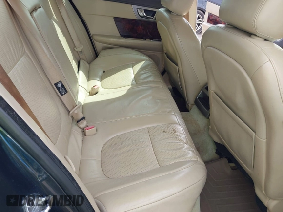 2010 Jaguar XF Premium Luxury with VIN SAJWA0GB4ALR57747, listed as a IAAI auction lot 41807833 with 1 mi miles. Bid and sale history available at carsss.com. Image 8.
