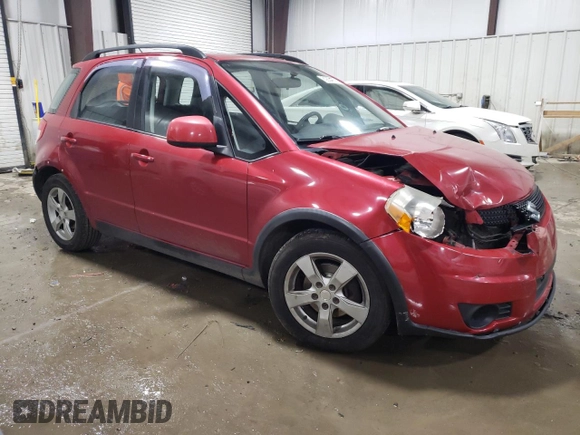 2012 Suzuki SX4 Crossover with VIN JS2YB5A38C6301805, listed as a Copart auction lot 82834774 with 141,858 mi miles and Salvage Title. Bid and sale history available at carsss.com. Image 4.