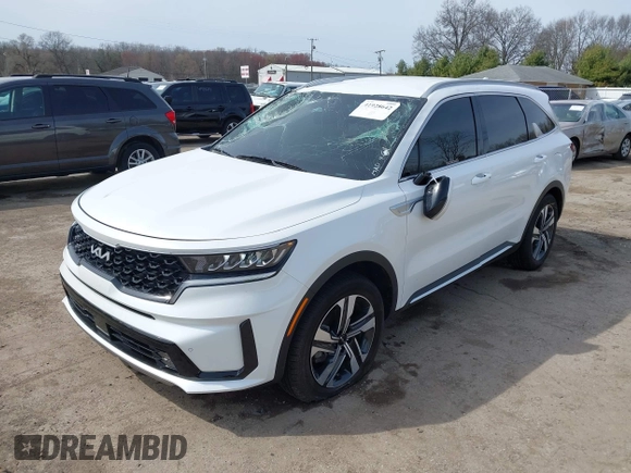 2023 Kia Sorento EX z VIN KNDRHDLG9P5154932, wystawiony jako IAAI lot #41928642 z przebiegiem 23 399 mil mil oraz . Historia ofert i sprzedaży dostępna na DreamBid. Obrazek 2.