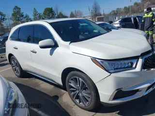 2019 Acura MDX w/Technology Pkg with VIN 5J8YD3H58KL009251, listed as a IAAI auction lot 41770589 with 19,693 mi miles. Bid and sale history available at carsss.com. Image 13.