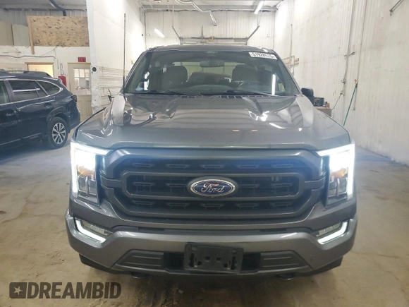 2022 Ford F-150 XL with VIN 1FTFW1E82NKF01075, listed as a Copart auction lot 51928525 with 45,342 mi miles and Salvage Title. Bid and sale history available at DreamBid. Image 5.
