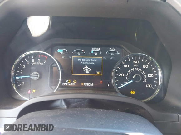 2019 Ford F-150 XL with VIN 1FTEW1E42KFC84494, listed as a IAAI auction lot 41648646 with 94,610 mi miles. Bid and sale history available at carsss.com. Image 7.
