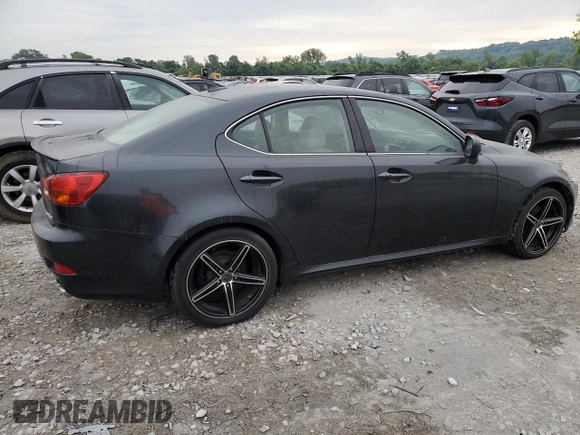 2008 Lexus IS 250 z VIN JTHBK262185053102, wystawiony jako Copart lot #57521455 z przebiegiem 124 304 mil mil oraz Tytuł czysty. Historia ofert i sprzedaży dostępna na DreamBid. Obrazek 3.