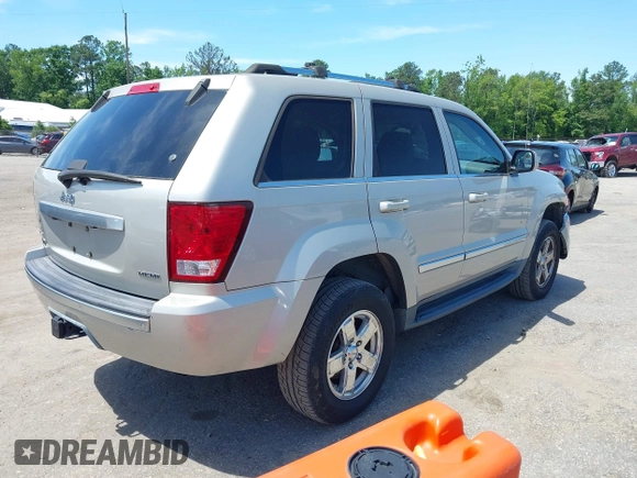 2007 Jeep Grand Cherokee Overland with VIN 1J8HR68227C667400, listed as a IAAI auction lot 42280108 with 115,878 mi miles and . Bid and sale history available at DreamBid. Image 4.