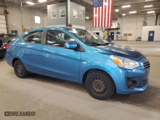 2017 Mitsubishi Mirage G4 ES with VIN ML32F3FJ8HHF08034, listed as a Copart auction lot 52230055 with 130,969 mi miles and Clean Title. Bid and sale history available at carsss.com. Image 4.