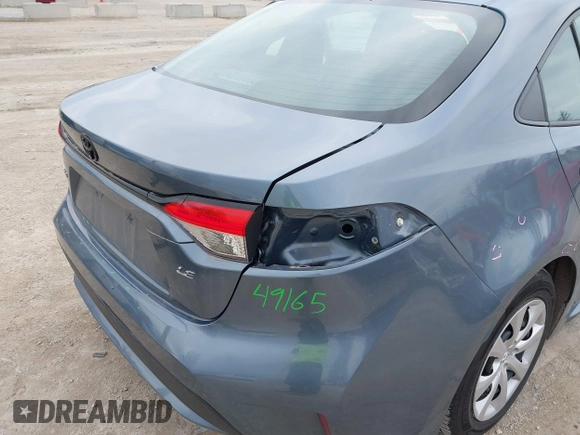 2021 Toyota Corolla LE with VIN 5YFEPMAE0MP228191, listed as a IAAI auction lot 41909486 with 66,374 mi miles and . Bid and sale history available at DreamBid. Image 19.