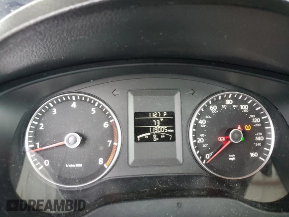 2013 Volkswagen Jetta SE with VIN 3VWDP7AJXDM379392, listed as a Copart auction lot 61598235 with 119,005 mi miles and Salvage title. Bid and sale history available at DreamBid. Image 9.