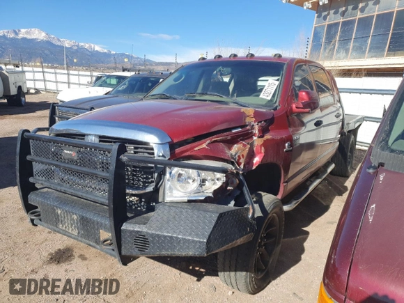 2008 Dodge 3500 SXT z VIN 3D7MX39A18G188759, wystawiony jako Copart lot #43271115 z przebiegiem 312 867 mil mil oraz Szkoda całkowita • Salvage title. Historia ofert i sprzedaży dostępna na DreamBid. Obrazek 1.
