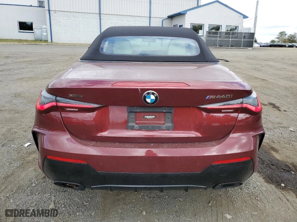 2022 BMW 4 Series M440i xDrive with VIN WBA63AT09NCL01453, listed as a Copart auction lot 72575524 with 30,646 mi miles and Salvage Title. Bid and sale history available at carsss.com. Image 6.