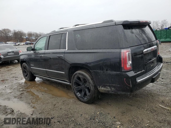 2015 GMC Yukon XL Denali with VIN 1GKS2JKJ9FR233432, listed as a Copart auction lot 47565685 with 206,716 mi miles and Salvage Title. Bid and sale history available at carsss.com. Image 2.