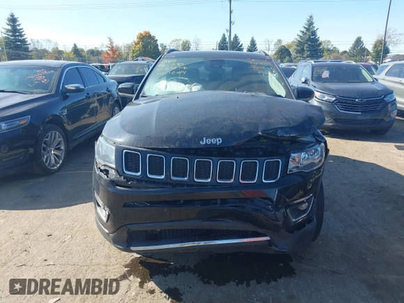 2021 Jeep Compass Limited with VIN 3C4NJDCB0MT575716, listed as a IAAI auction lot 40622338 with 47,057 mi miles and . Bid and sale history available at carsss.com. Image 12.