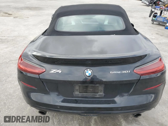 2019 BMW Z4 sDrive30i with VIN WBAHF3C54KWW42809, listed as a Copart auction lot 45155744 with 0 mi miles. Bid and sale history available at carsss.com. Image 10.